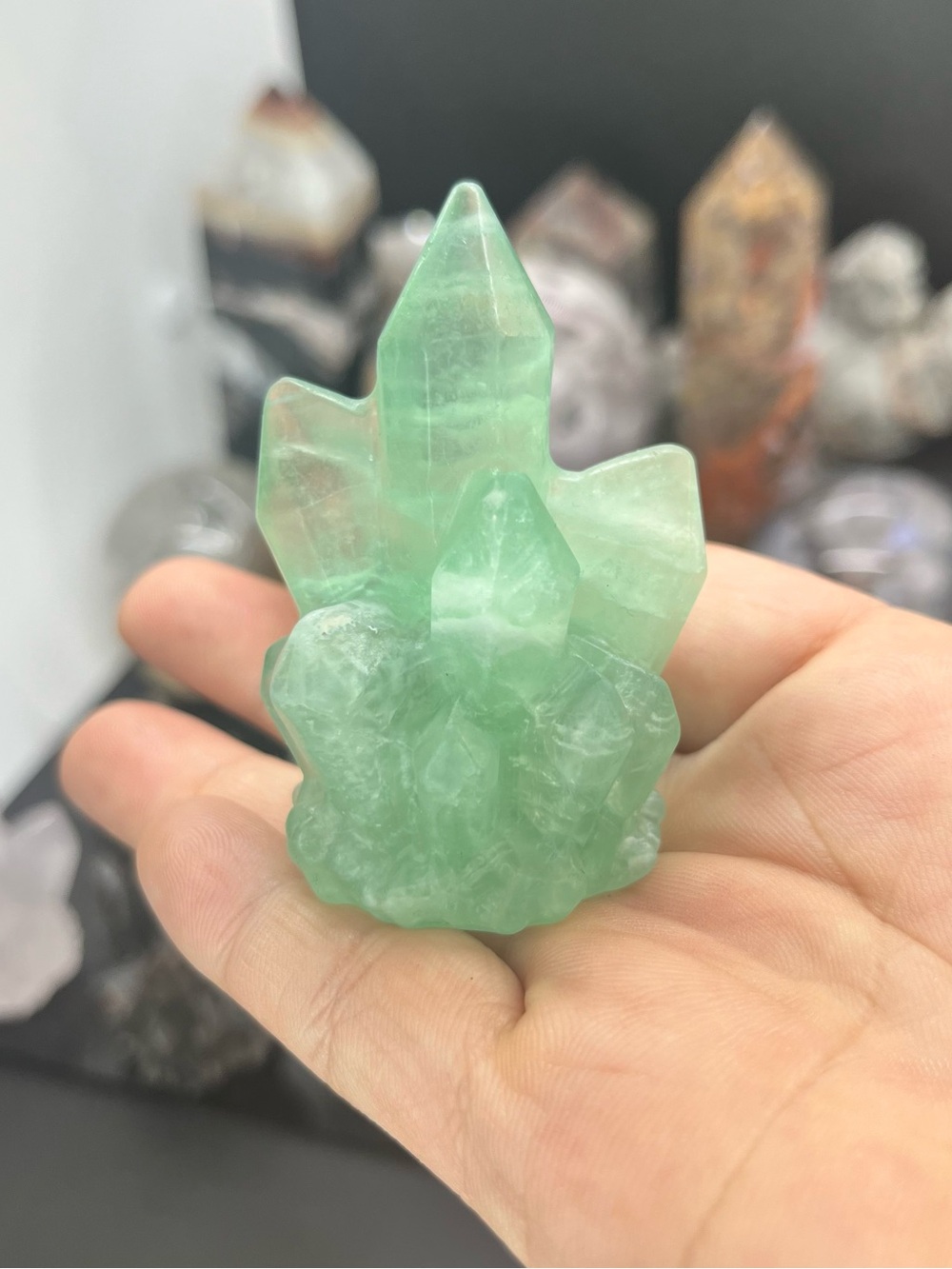Crystal Cluster Carving
